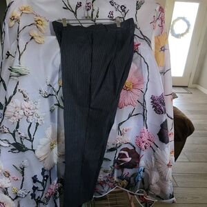 Rafaella Navy Pinstripe Pantsuit